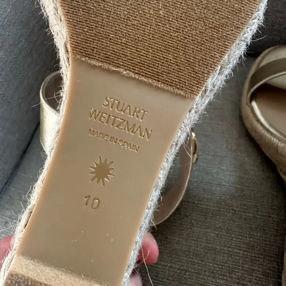 NWOT: Stuart Weitzman Lexia Espadrille Wedges - Picture 6 of 7